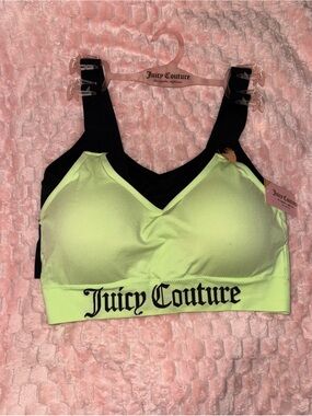 Juicy Couture set of 2 sport bra - 2X - NWT!